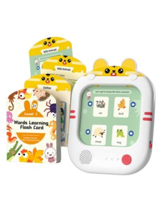 Interactive Learning Tablet – Screen-Free Educational Toy with Talking Flash Cards