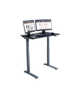 High Rise Height Adjustable Electric Full Standing Desk - 3ft. Wide