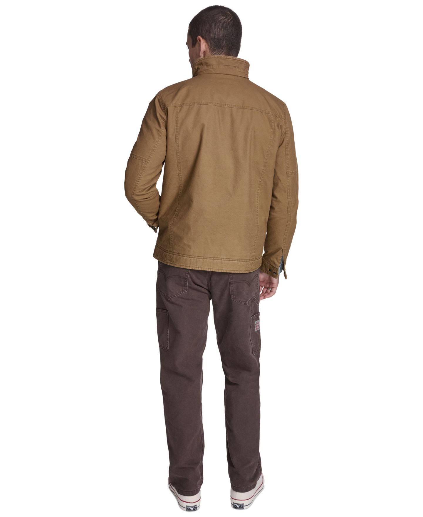 Мужская куртка Levi's Cotton Lightweight, цвет: Коричневый — фото 6