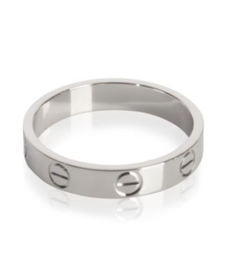 White Gold Small Model Love Ring