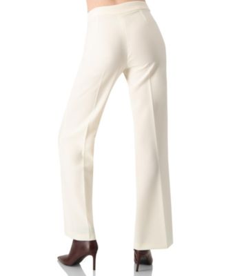 Women's Straight-Leg Tailored Trousers in Natural Tone