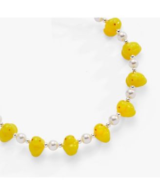 Peeps Chick Beaded Bangle Bracelet