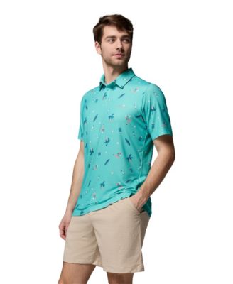 Men's Parsons Printed Short-Sleeve Polo Shirt