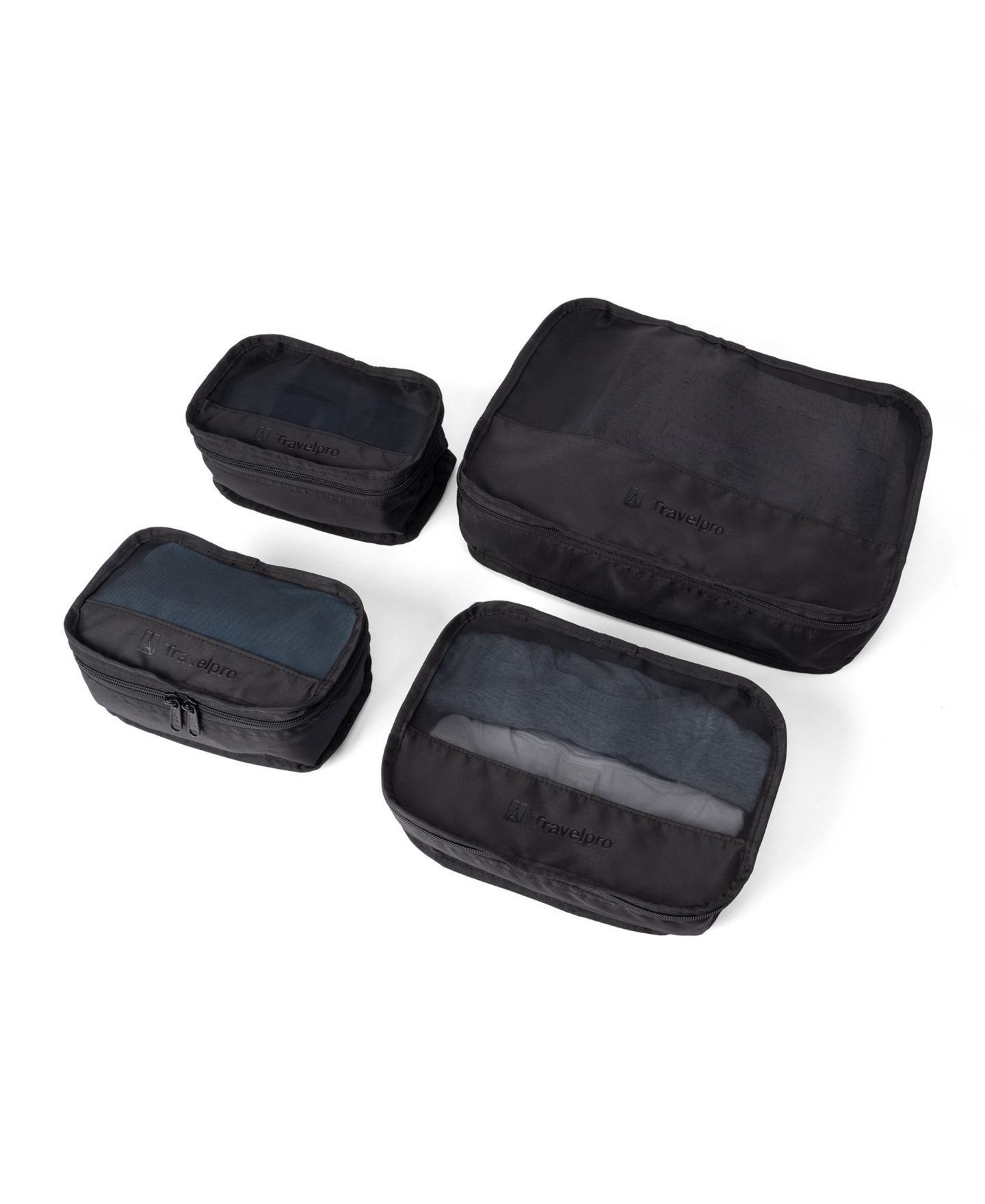 Чемоданы Travelpro Optima Medium Check-In Expandable Spinner and Packing Cubes, цвет: Чёрный — фото 14
