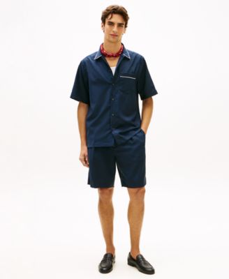 Men's Summer Wool Short-Sleeve Shirt