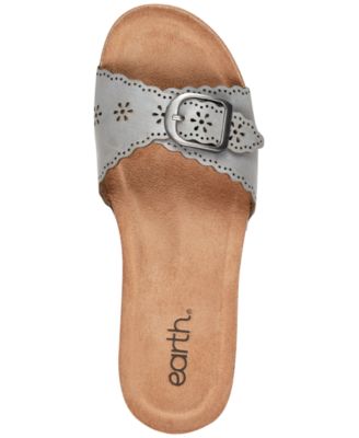 Women's Haisly Leather Buckle Band Block Heel Sandals