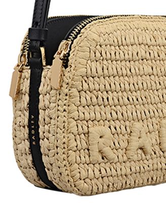 Dukes Place Raffia Small Crossbody Bag