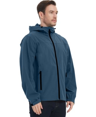 Men's All-Season Lightweight Stretch Hooded Rain Jacket