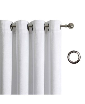 Costanza 2 Piece Room Darkening Grommet Top Textured Window Curtain Panels