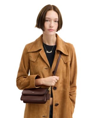 Elora Small Leather Top Handle Shoulder Bag