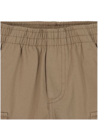 Boys' Toddler 2T-5T Printed Polo, Camera T-Shirt and Twill Cargo Shorts 3-Piece Set