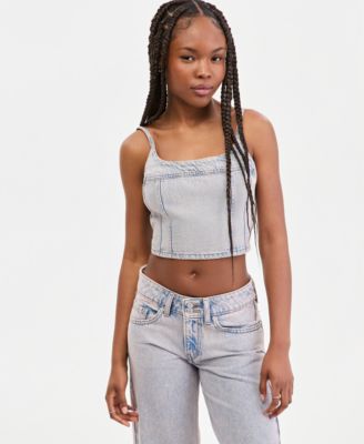 Premium Women's Jadine Denim Tank Top