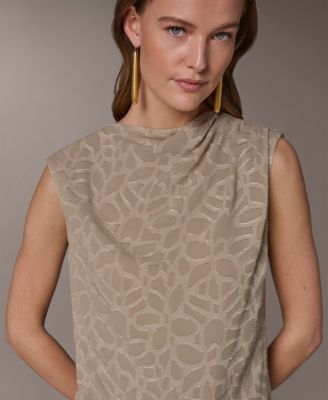 Petite Mock Neck Top