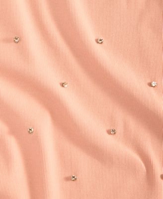 Women's Crystal Embellished Halter Tank Top