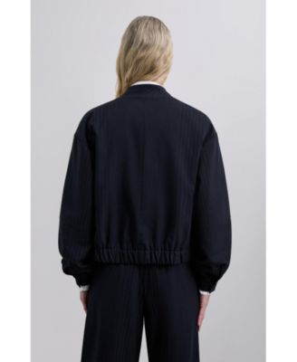 Women's Belt pocket bomber Jacket