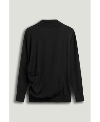 Women's Knit Polo Sweater