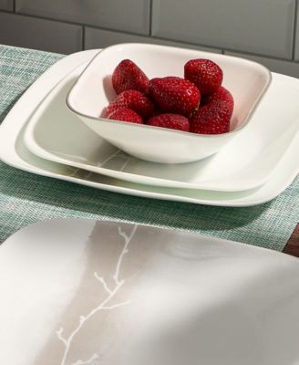 Vitrelle Studio Square Wandering Grove 18-Pc. Dinnerware Set, Service for 6