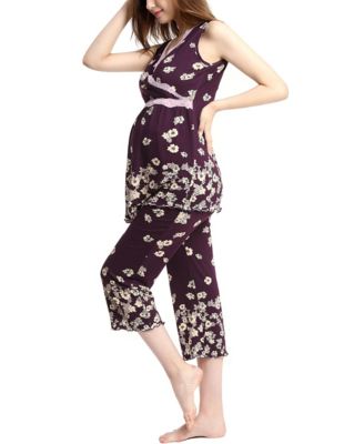 Maternity kimi + kai Eeva Nursing Pajama Set