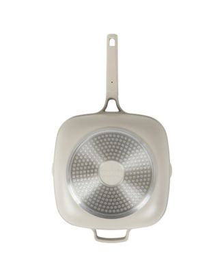 Northvale 5.3 Qt Ceramic Nonstick Saute Pan with Lid & Steamer Basket, Cast Aluminum, Induction Ready Base, Soft Touch Handle