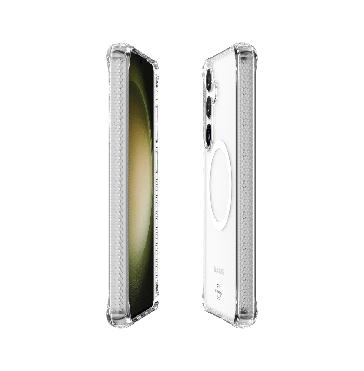 ITSkins Hybrid_R Clear MagSafe Case for Samsung Galaxy S25