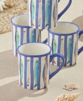 Something Fishy Mugs, Set of 4