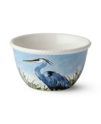 Coastal Birds Ice Cream Bowls, Set of 4