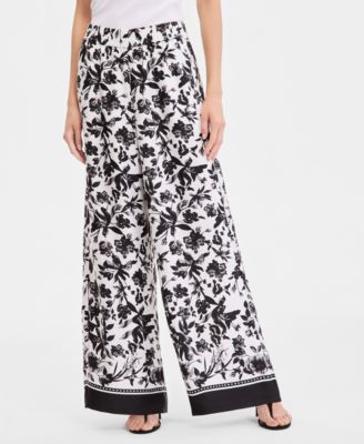 Women's Printed Twill Pants