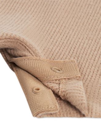 Baby Boys' and Girls' Crewneck Waffle Romper