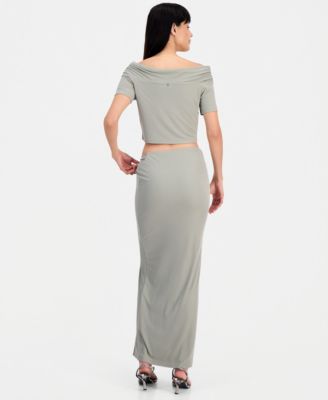 Women's Brigitte Off-The-Shoulder Top & Midi Skirt