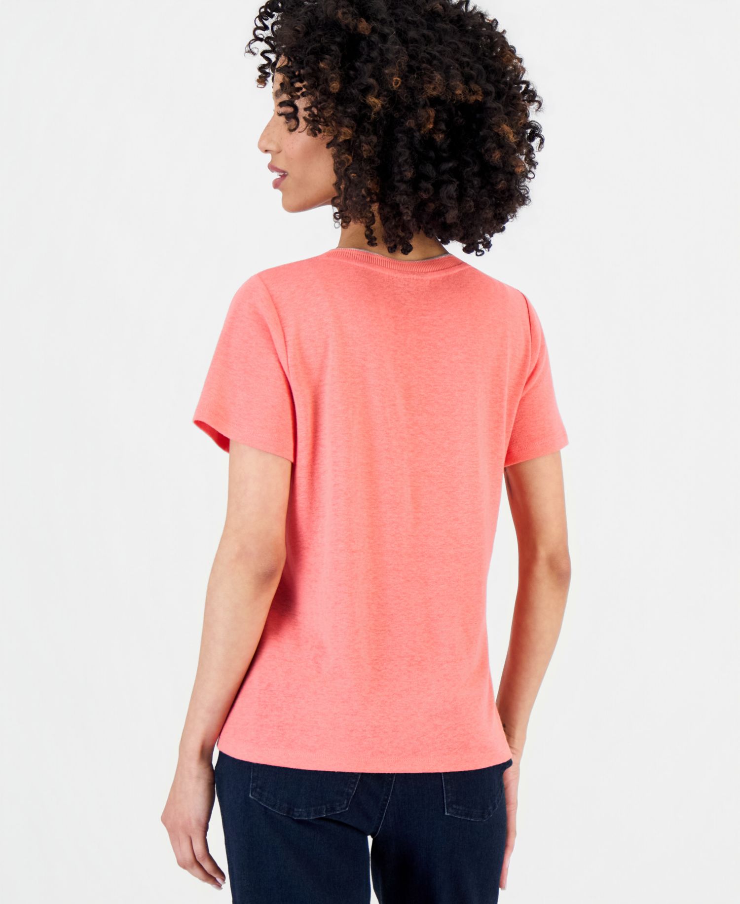 Petite V-Neck T-Shirt