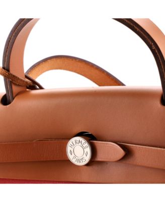 31 Herbag Zip Leather and Toile