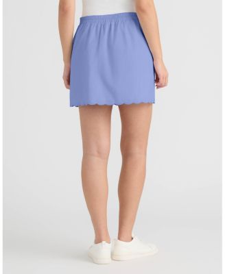 Women's Eyelet Mini Skirt