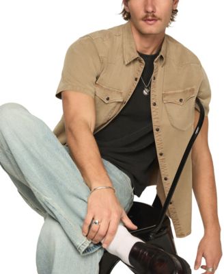 Men's Short-Sleeve Regular-Fit Western Shirt