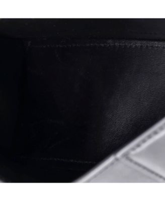 Small Hourglass Top Handle Bag Leather