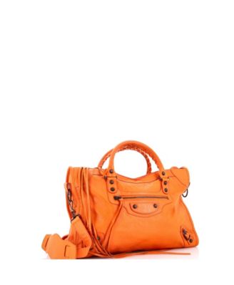 Medium City Classic Studs Bag Leather