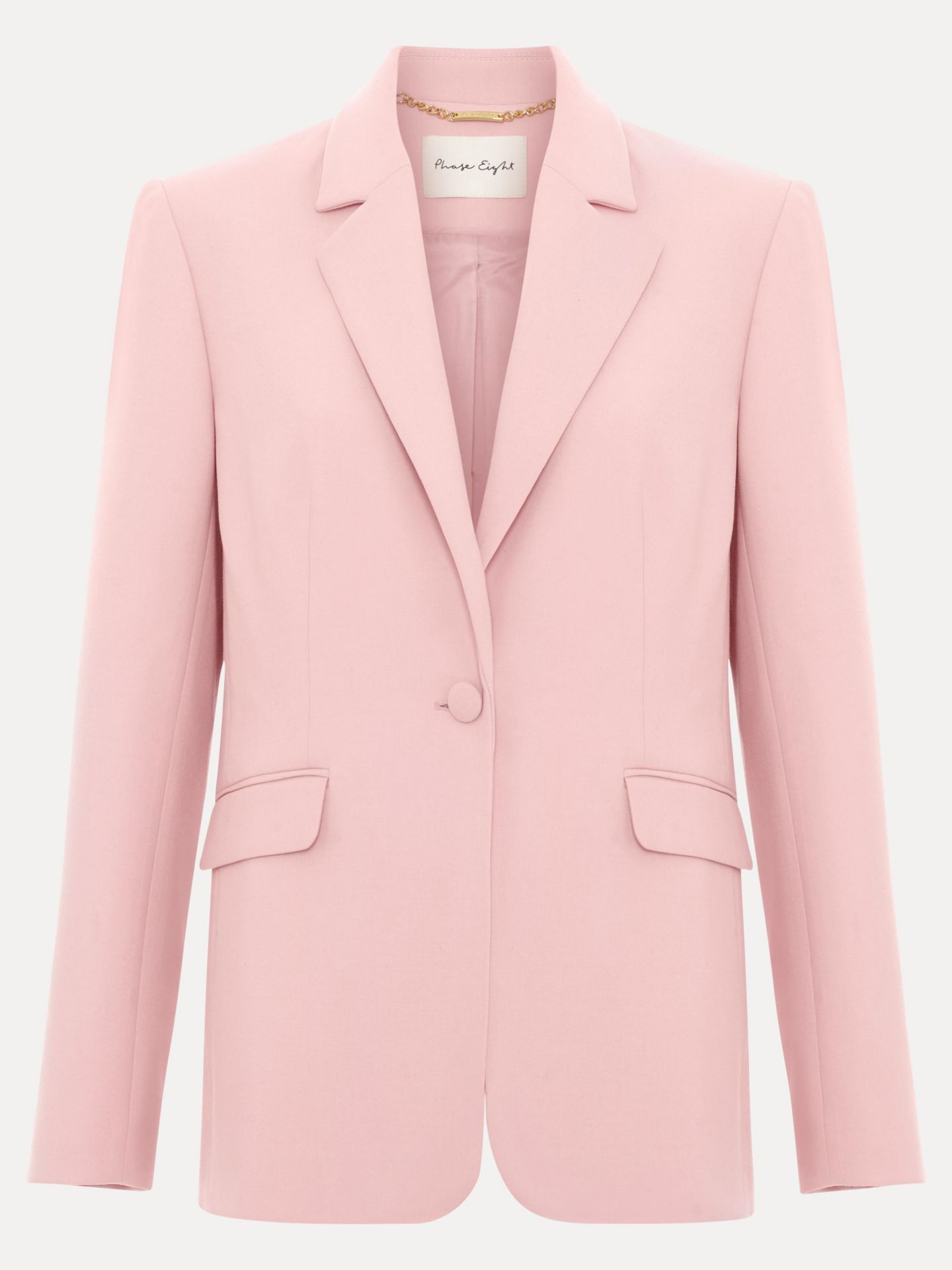 Женский пиджак Phase Eight Fara Suit Blazer, цвет: Бледный розовый — фото 8
