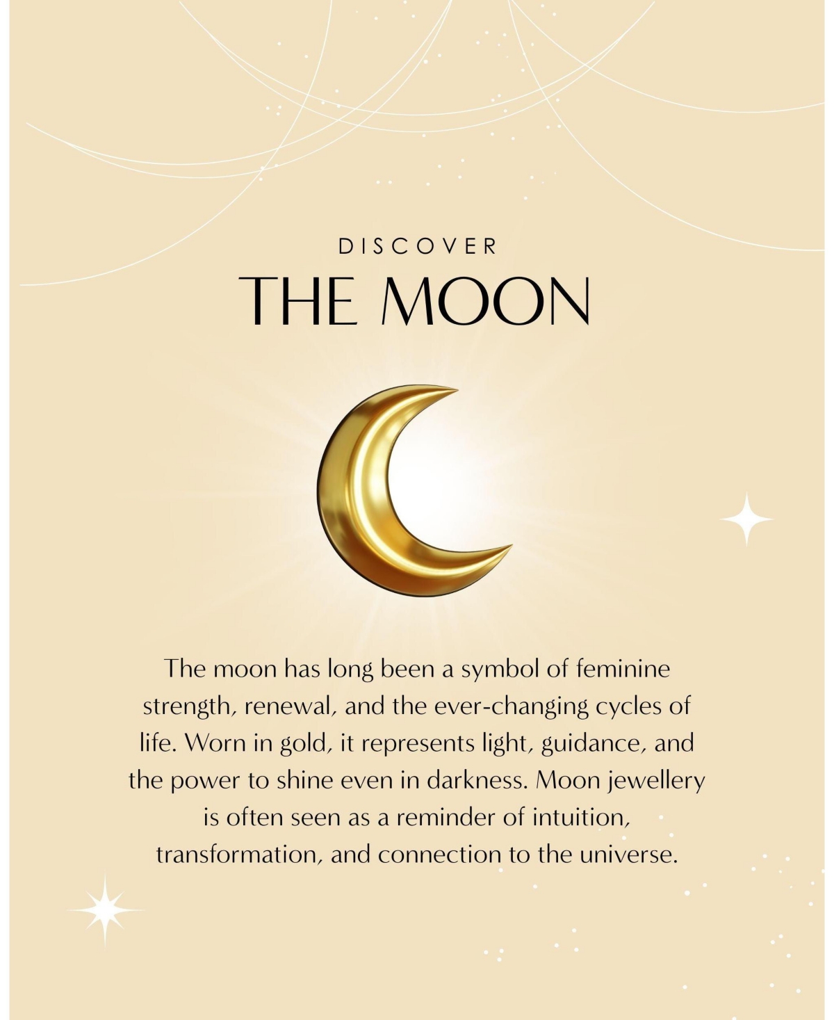 Ottoman Hands Moon Phase Stacking Ring