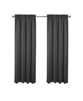 100% Polyester Twilight Blackout Rod Pocket Curtain Panel
