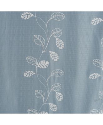 100% Polyester 140 GSM Reed Embroidered Grommet Curtain Panel 54" x 84"