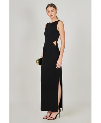 Women's Hip Cut Out Maxi Dress