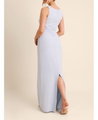 Women's Twist Asym Chiffon Bridesmaid Dress