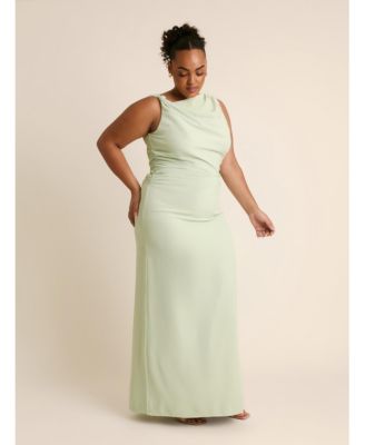 Women's Twist Asym Chiffon Bridesmaid Dress