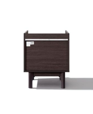 Modern Nightstand with Faux Marble Top, Bediside Table with Drawer