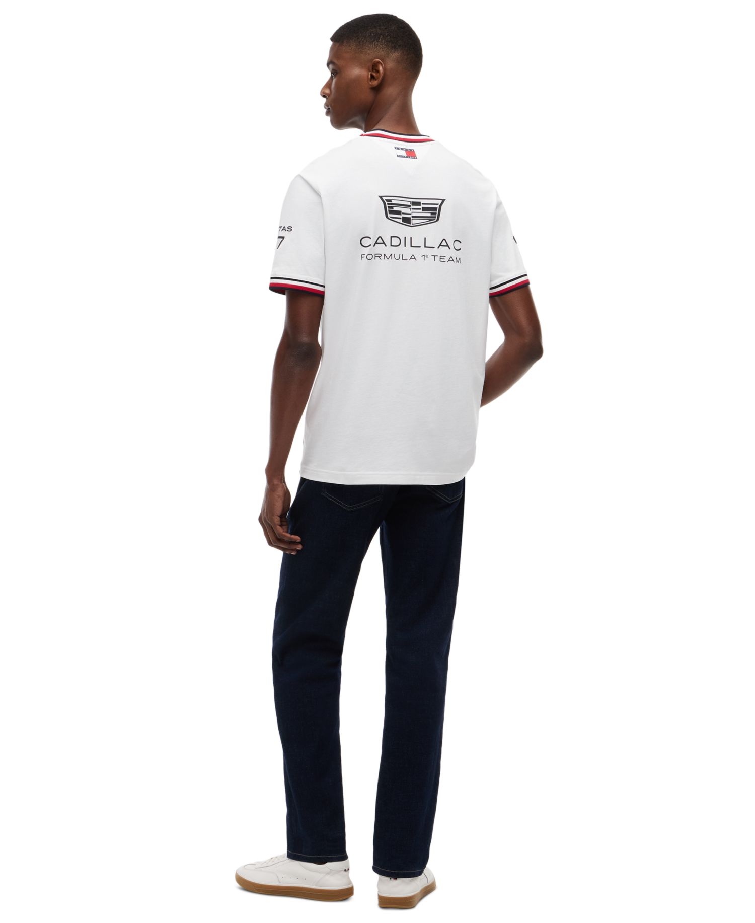 x Cadillac F1 Men's Drivers 77 Short-Sleeve T-Shirt