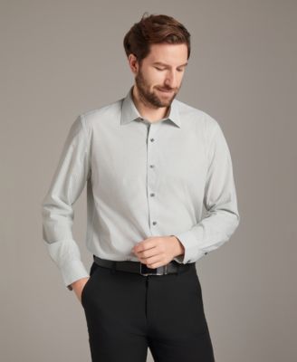 Men's Regular Fit Micro Dot Dress Shirt