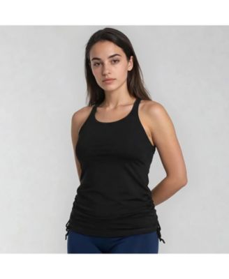 Women's Maya Tankini Swim Top With Removable Cups and Mid-Thigh Swim Shorts