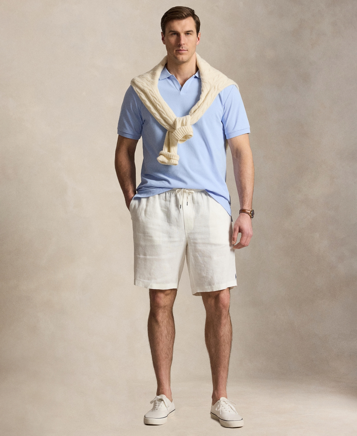 Polo Ralph Lauren Men's Big & Tall Johney Collar Shirt