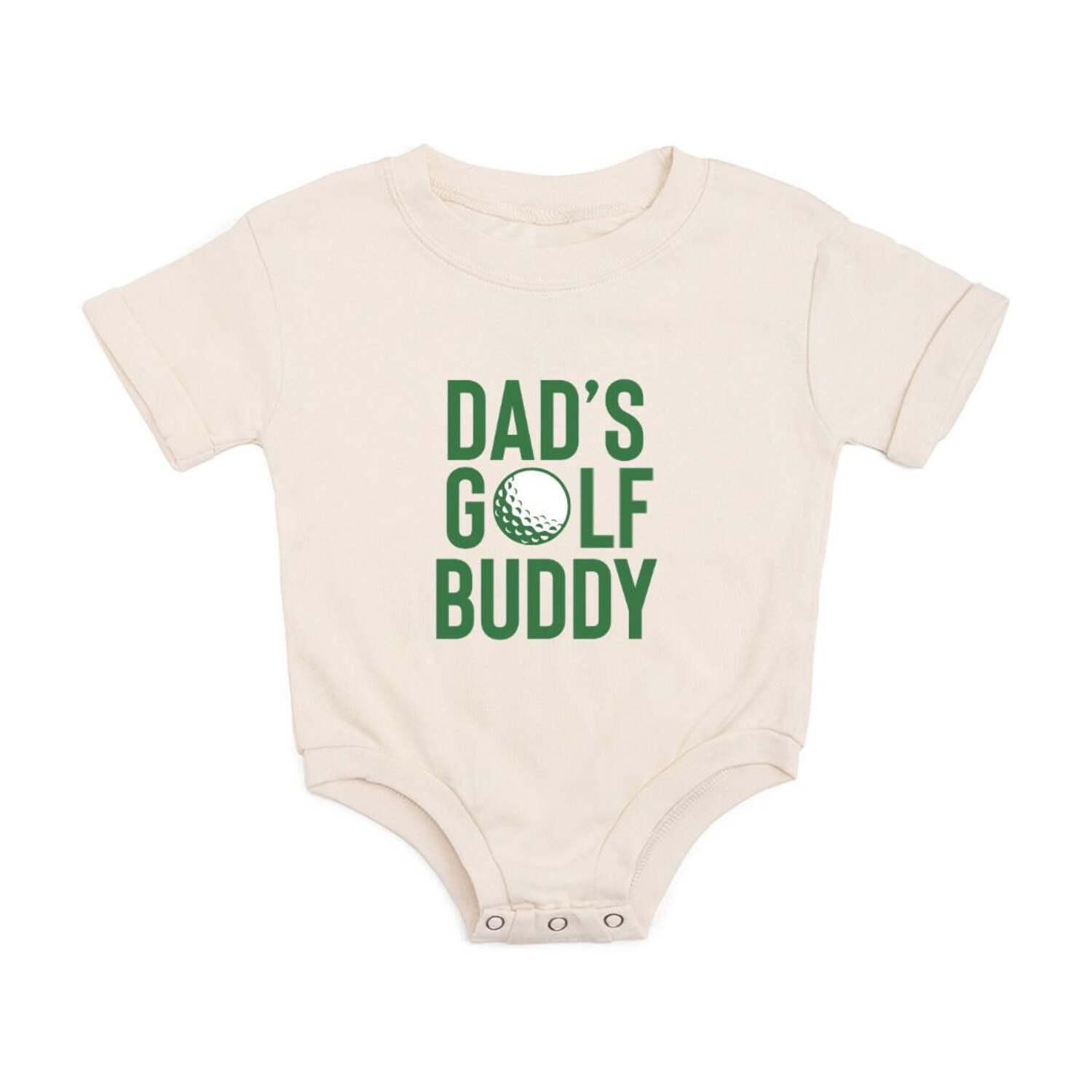 Baby Boys Dad's Golf Buddy Short Sleeve Romper