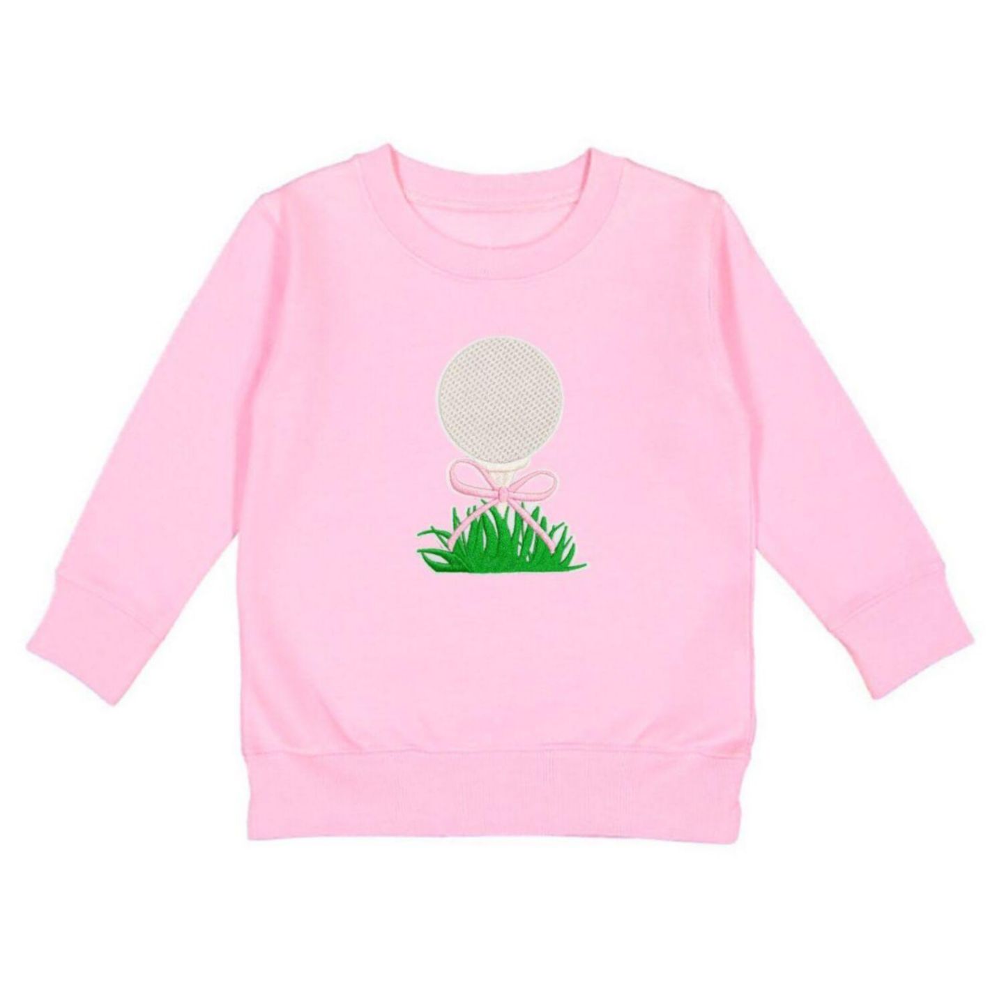 Толстовка Sweet Wink Golf Tee Bow Patch для девочек-малышей, цвет: Розовый — фото 1
