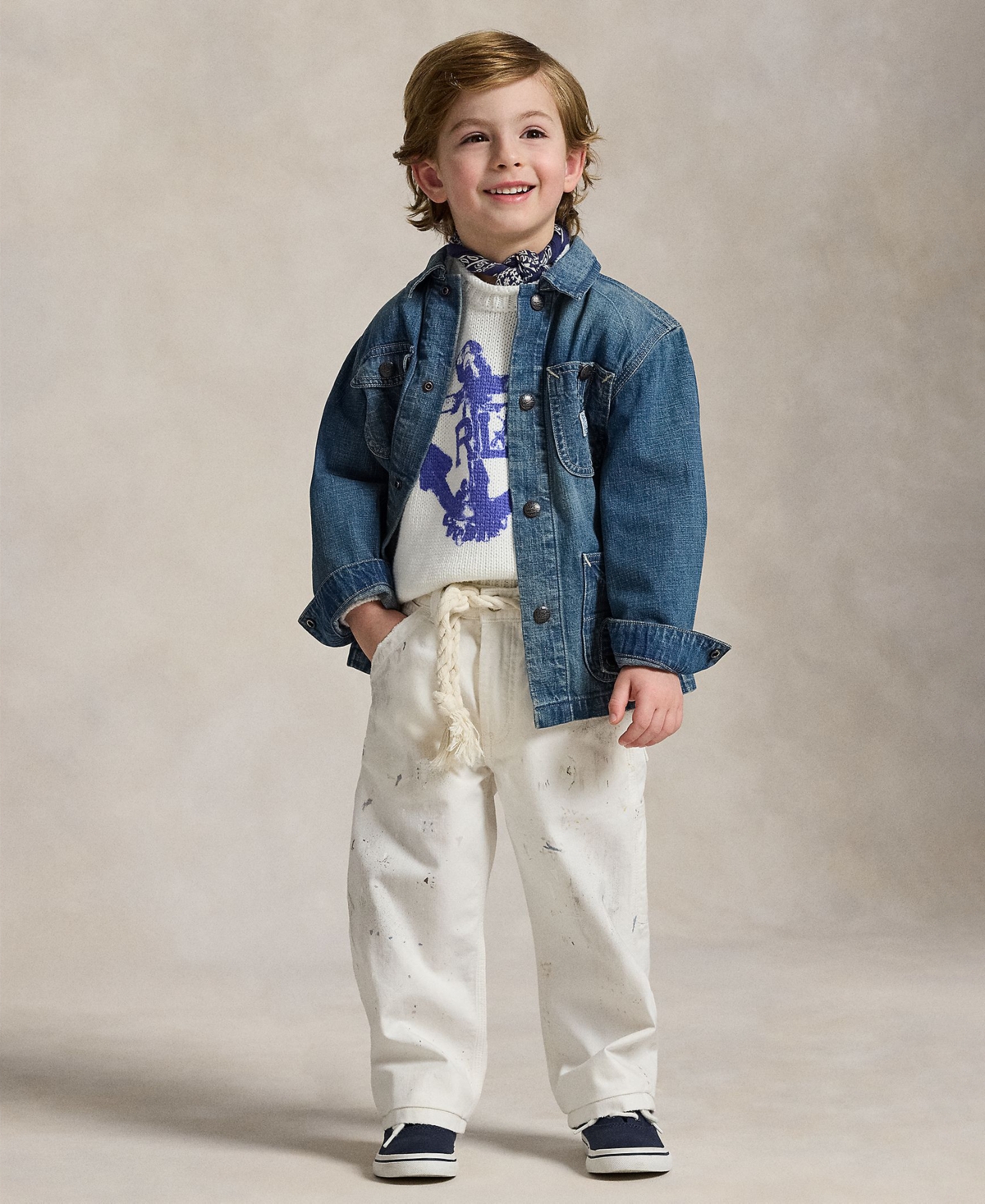 Polo Ralph Lauren Boys' 2-7 Long-Sleeve Denim Jacket